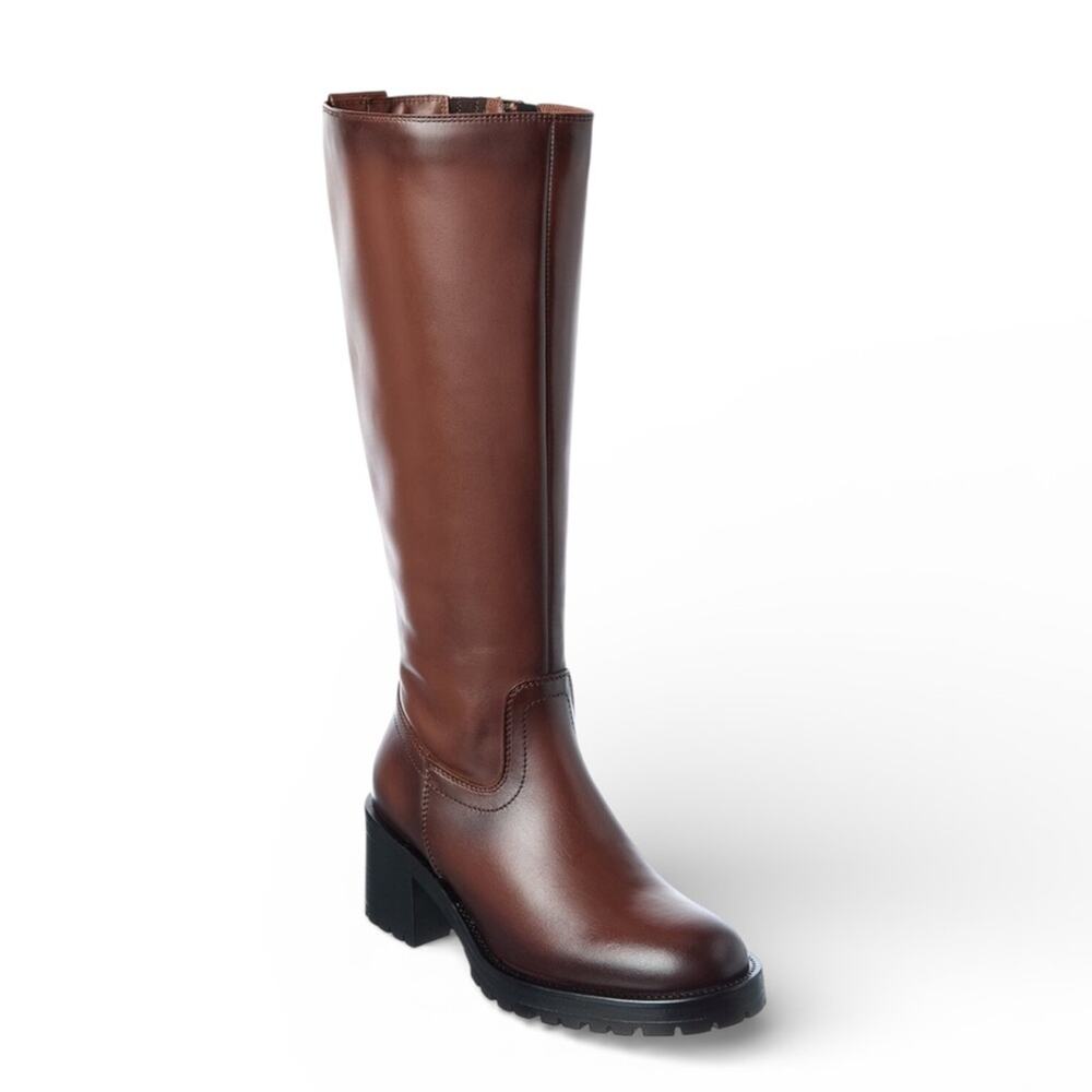 La Canadienne Wind City Dry Waterproof Leather Tall Brown Boots – Sz EU39/US9.5